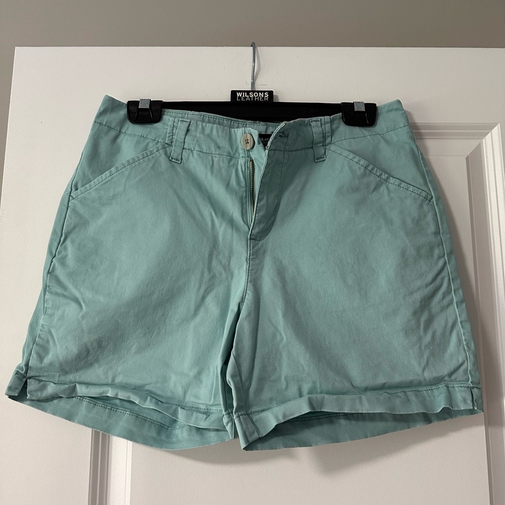 Lee Women's Sea foam Green Shorts